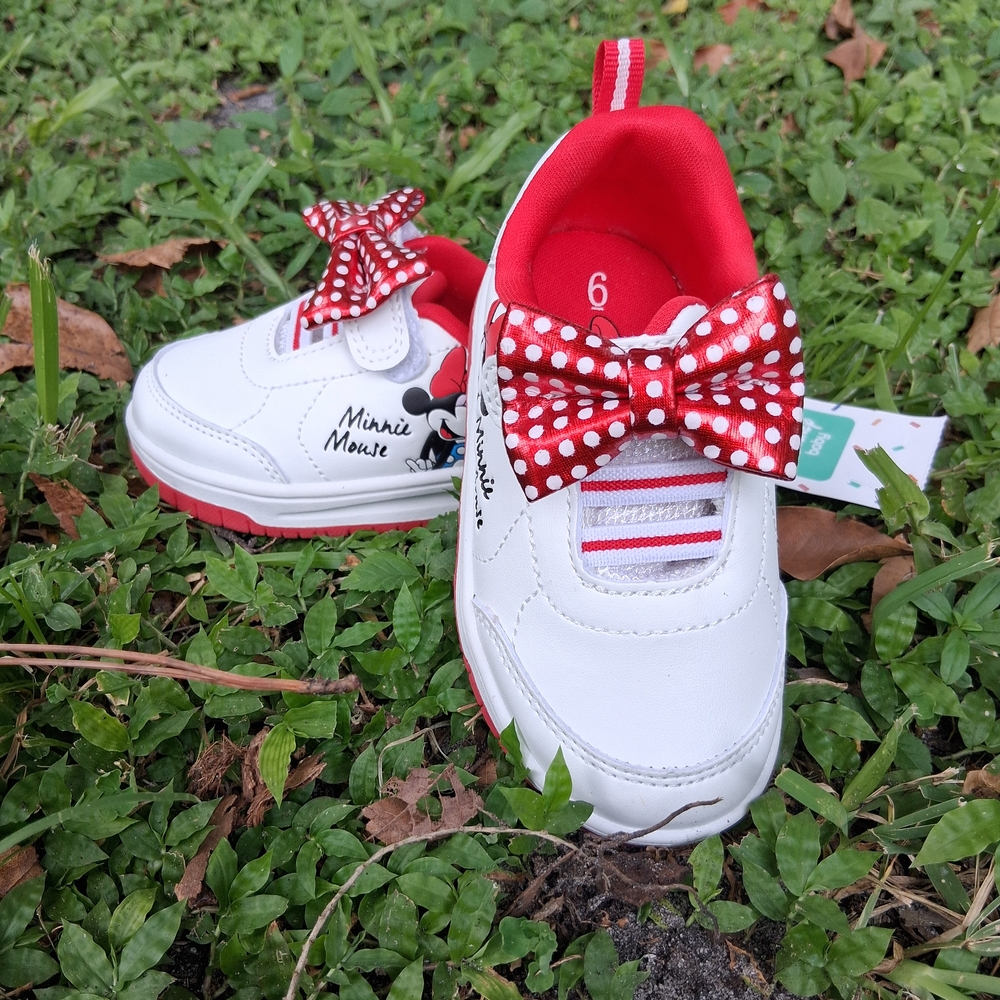 Disney Infant Girls Minnie Mouse Velcro Sneaker - Picture 6 of 6